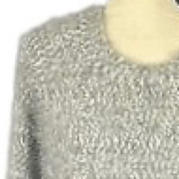Soft & Fuzzy Gray Cozy Relaxed Oversized Boucle Knit Sweater LC Lauren Conrad - Picture 14 of 16